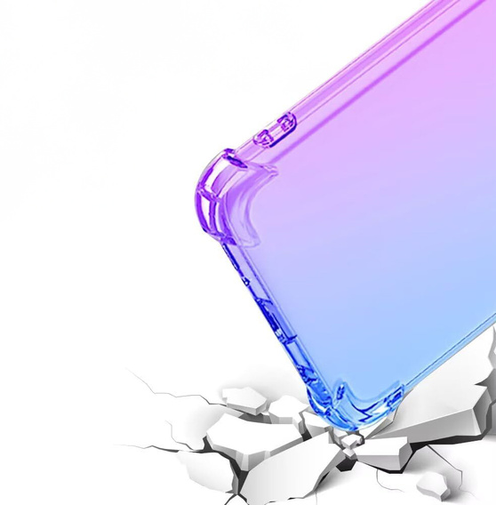 Tok Motorola Edge 50 Ultra, Gradient Dropproof, Lila / kék