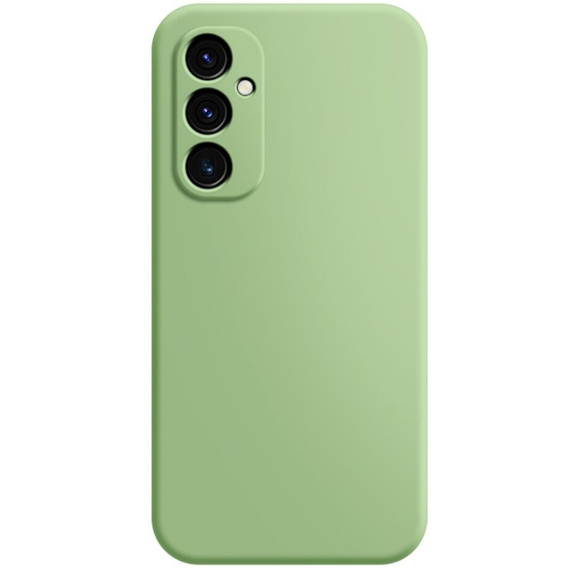 A tok Samsung Galaxy A25, Silicone Lite, zöld + 9H üveg