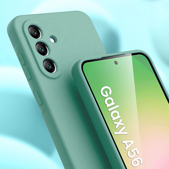Telefontok a Samsung Galaxy A56 5G, Silicone Lite, kék