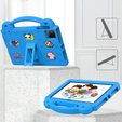 Gyermek tok T Tablet 5G, Cute Patterns, állvánnyal, kék