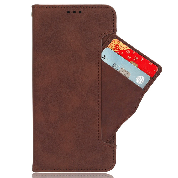 Pattintható tok a Samsung Galaxy A16, Card Slot, barna
