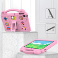 Gyermek tok Lenovo Tab TB311FU, Cute Patterns, állvánnyal, rózsaszín