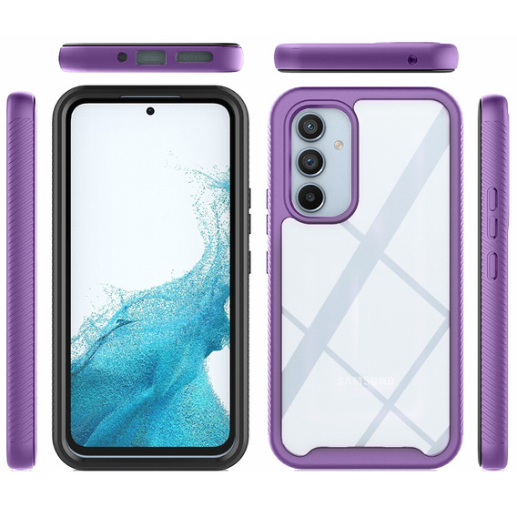 Tok Samsung Galaxy A34 5G készülékhez, Shockproof, fóliával, lila