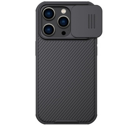 Tok iPhone 14 Pro, páncélozott Nillkin, CamShield Pro, fekete