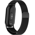 Milánói karkötő szíj tokkal a Xiaomi Smart Band 10 / 9 / 8, fekete