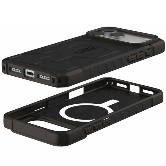 Urban Armor Gear tok iPhone 17 Pro Max készülékhez, Pathfinder MagSafe, Fekete