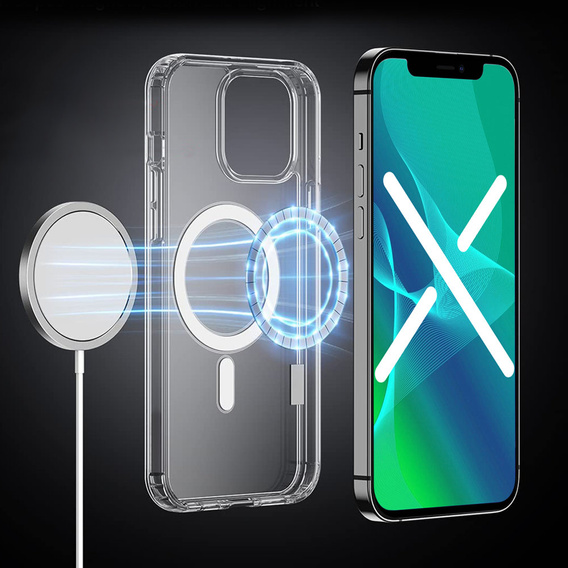 Telefontok a iPhone 13, ERBORD Hybrid MagSafe Case, kék