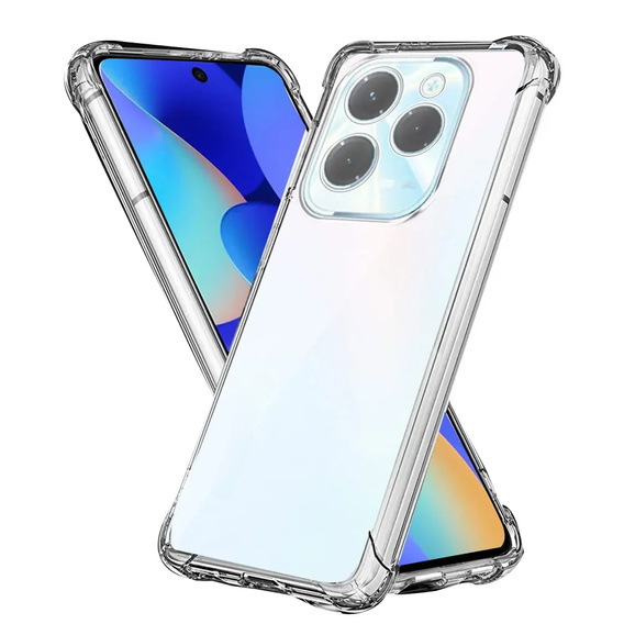 Telefontok a Infinix Hot 40i, Dropproof, átlátszó