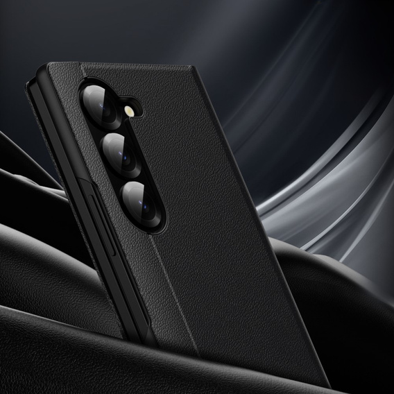 Flip tok Samsung Z Fold5 5G, Smart View Wallet, fekete