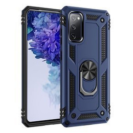 Páncélozott telefontok a Samsung Galaxy S20 FE, Nox Case Ring, kék