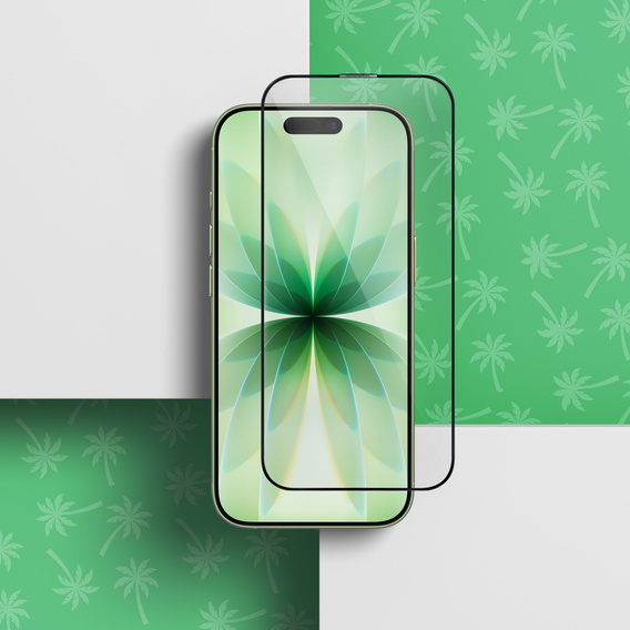 5D Smart Palm teljes ragasztós edzett üveg iPhone 17 / 16 Pro készülékekhez