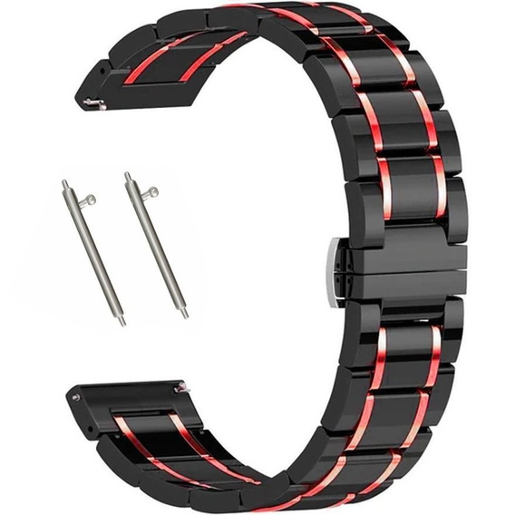 Bransoleta Ceramic z teleskopem 20mm, Black/Red