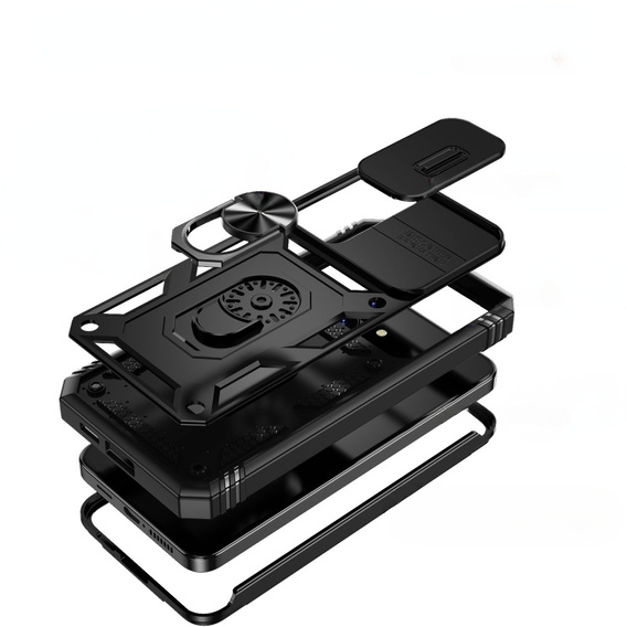 Telefontok a Samsung Galaxy S24+ Plus, CamShield Slide, fekete