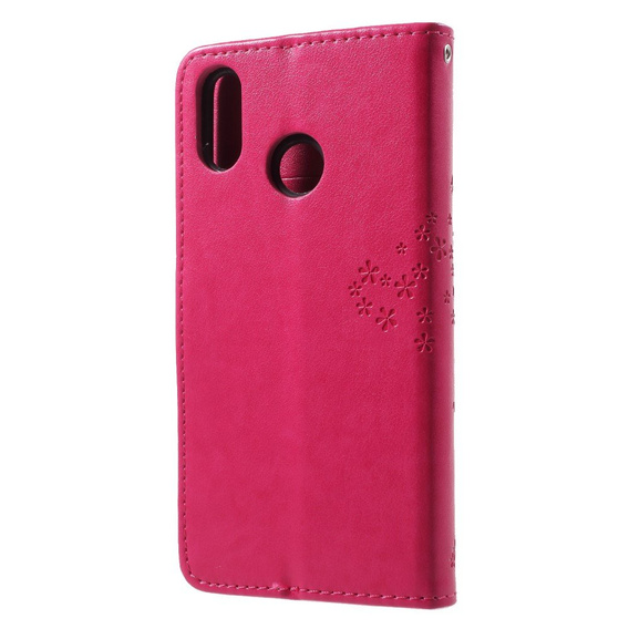Pattintható tok a Huawei P20 Lite, Wallet tree, rózsaszín