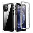 Tok iPhone 13 mini készülékhez, Shockproof, fóliával, kék