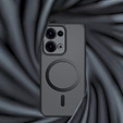 Tok Oppo Reno 13-hoz, MagSafe, ERBORD Matt Case, fekete