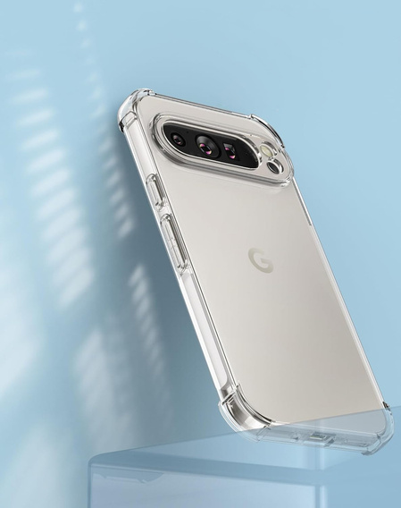 Telefontok a Google Pixel 9 Pro XL, Dropproof, átlátszó