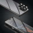 Tok Samsung Galaxy S23 Ultra, Magnetic Dual Glass, fekete