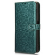 Flap tok Oppo Reno 12FS / 12F, Wallet Rhombus, zöld