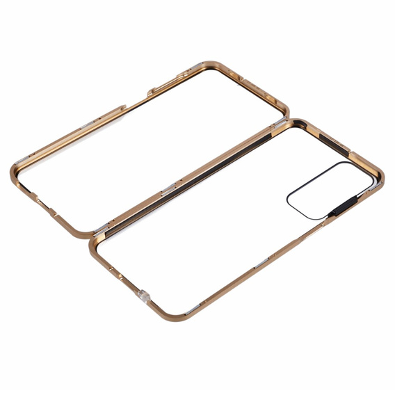 Tok Samsung Galaxy A16, Magnetic Dual Glass, arany