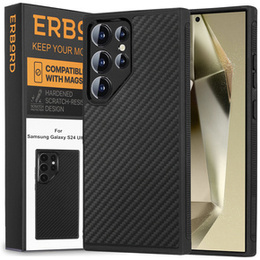 Tok Samsung Galaxy S24 Ultra, ERBORD KevlarGuard, fekete