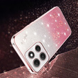 Tok Motorola Moto G56 5G, Glitter Flower, rózsaszín rose gold