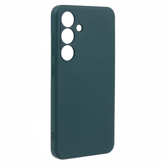 Telefontok a Samsung Galaxy S24+ Plus, Silicone Lite, sötétzöld