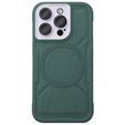 Tok iPhone 15 Pro Max, ERBORD Armor Mag, zöld