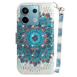 Pattintható tok a Xiaomi Redmi Note 13 Pro 5G, Wallet, Mandala Flower