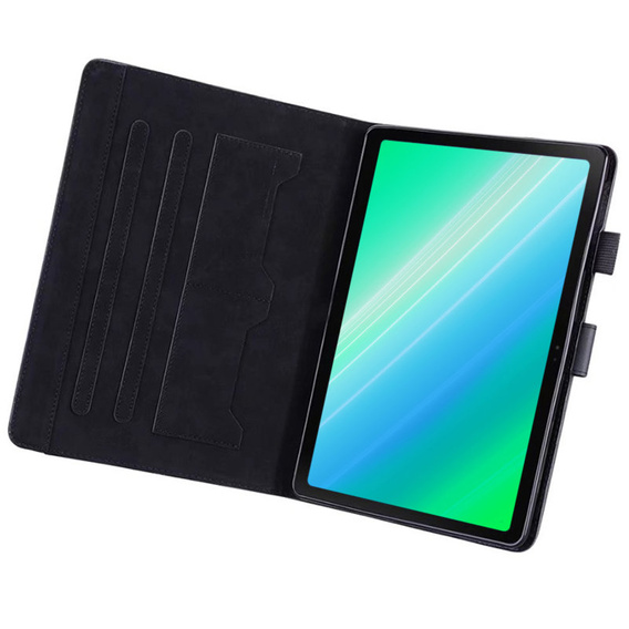 Tok iPad 10.2" 2021/2020/2019 (9/8/7 gen.), pánttal, animal, fekete