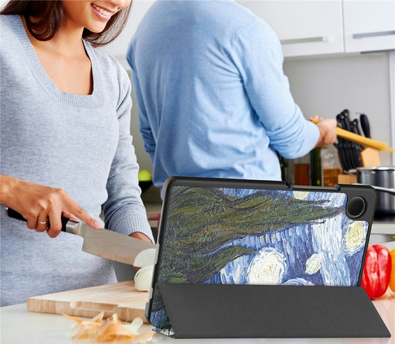 Smartcase nyomtatott mintával Samsung Galaxy Tab A11/A9 készülékekhez