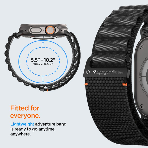 Spigen WBF1 szíj Apple Watch 8/9/10/11/SE/Ultra 1/2 (44/45/46/49 mm) készülékekhez