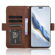 Pattintható tok a Honor Magic 6 Pro 5G, Card Slot, barna