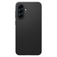 A Spigen tok Samsung Galaxy A56 5G, Liquid Air, fekete + 9H edzett üveghez