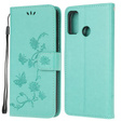 Pattintható tok a Motorola Moto G30 / G10, Butterfly, kék