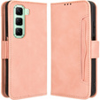 Pattintható tok a Infinix Hot 50 4G, Card Slot, rózsaszín