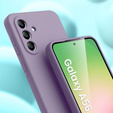Telefontok a Samsung Galaxy A56 5G, Silicone Lite, lila