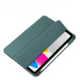 Tok iPad 10.9 2022 10 Gen, Smartcase Hybrid, tolltartó résszel, sötétzöld
