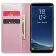 CASEME flip tok Samsung Galaxy S8, Waxy Textured, rózsaszín