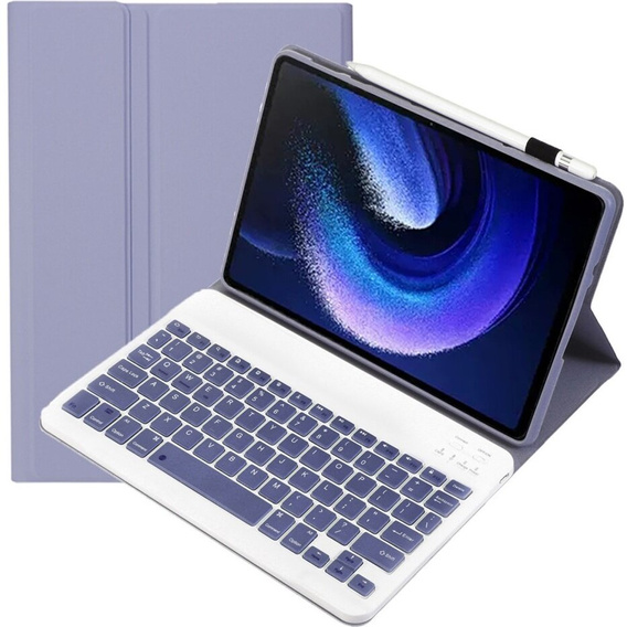 Tok + billentyűzet Xiaomi Pad 6/6 Pro, lila