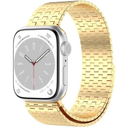 Acél karperec Apple Watch 1/2/3/4/4/5/6/7/8/SE/ULTRA 42/44/45/45/49 MM - arany