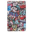 Tok Lenovo Tab M8 Gen 4 TB-300FU, Smartcase, graffiti