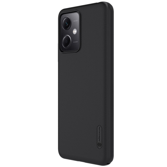 NILLKIN tok Xiaomi Redmi Note 12 5G / POCO X5 5G, Super Frosted Shield Case, fekete