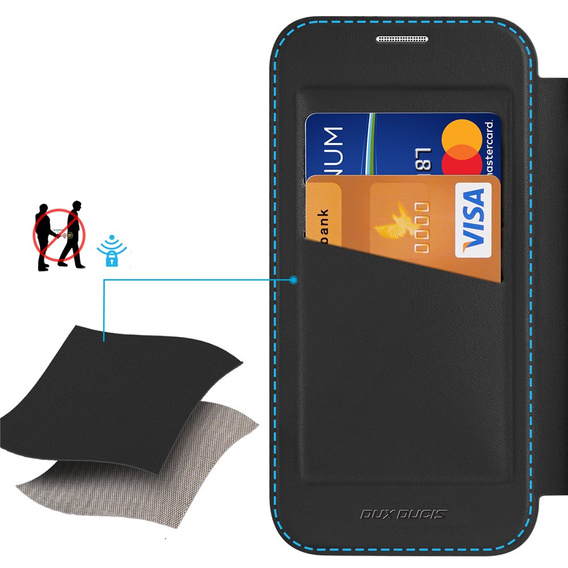 Dux Ducis tok iPhone Air, Skin X Pro, pánttal, MagSafe-hoz, fekete