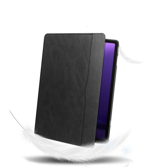 Tok Samsung Galaxy Tab S10 Lite / S10 FE / S9 FE, Business Card and Pen Slotl, fekete