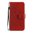 Pattintható tok a Oppo Reno5 Z / A94 / A95 5G, Mandala, piros