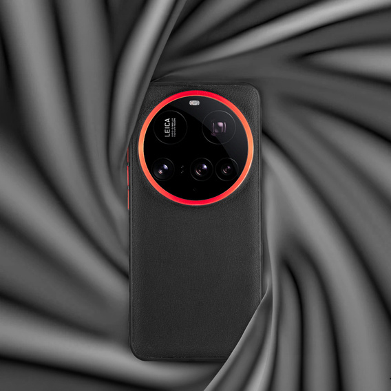 Bőr tok Xiaomi 15 Ultra, leather hybrid, fekete