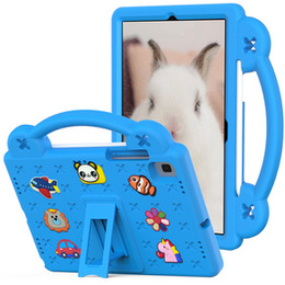 Gyermek tok Samsung Galaxy Tab S6 Lite 10.4 2020/2022 / Tab A7 2020 T500 / T505 / Tab S6 T860/T865, Cute Patterns, állvánnyal, kék