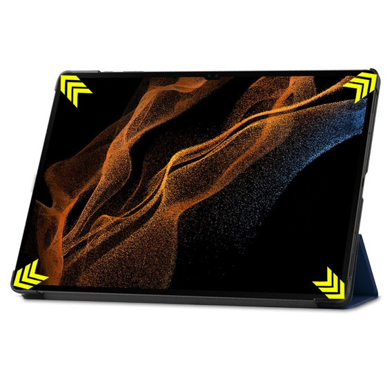 Tok Samsung Galaxy Tab S9 Ultra, Smartcase, kék