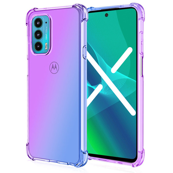 Tok Motorola Moto Edge 30, Gradient Dropproof, kék